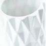 White Geometric Style Vase Image 9