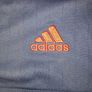 Official Manchester United Adidas Aon Polo Shirt Navy Red Image 4