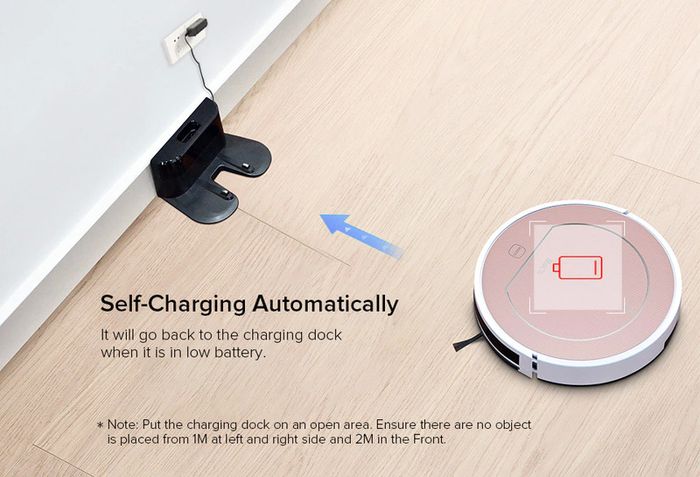 ILIFE V7s Plus Robot Vacuum Cleaner Sweep and Wet Mopping Floors&Carpet Run 120mins Auto Reharge,Appliances,Household Tool Dust