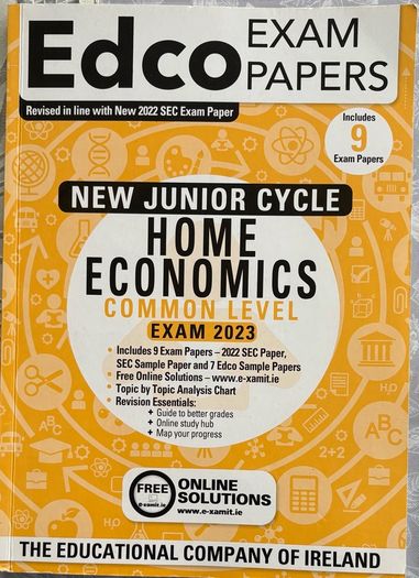 Edco Home Economics Exam Paper 2023 Junior Cycle -