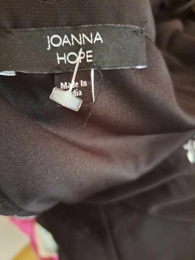 Joanna Hope black embroidered  Peasant Blouse size UK10 EU38 Postage included