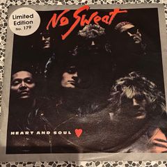 No Sweat, Heart and Soul 7",  signed, Irish Hard Rock