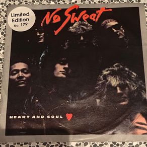 No Sweat, Heart and Soul 7",  signed, Irish Hard Rock