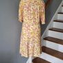 F&F yellow floral dress, Size 18, New Image 4