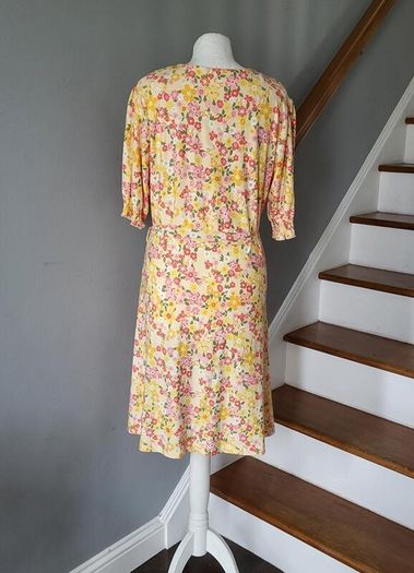 F&F yellow floral dress, Size 18, New