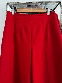 Autograph Red wide leg trousers