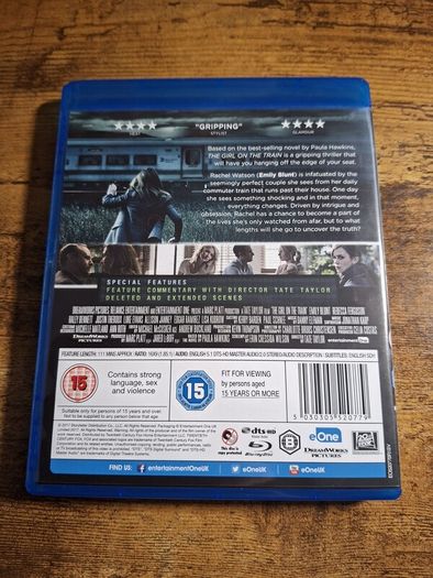 "The Girl on the Train" (2016) Blu-ray - free standard postage