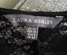 Laura Ashley black lace dress