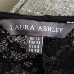 Laura Ashley black lace dress