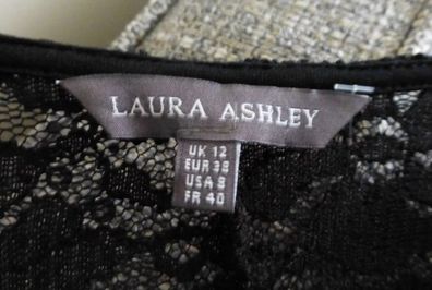 Laura Ashley black lace dress