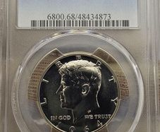 USA United States Silver Proof 1964 Kennedy Half Dollar PCGS PR68 Superb Gem