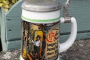 STEIN - Toast for Health -  White Glass