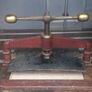 Antique Book  Press Metal and Bronze Solid highest quality working perfectly  Early 1900s  A3 size Image 6