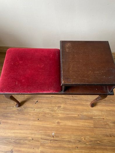 Antique phone table