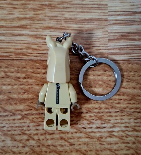 Lego figure keychain