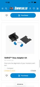 Sim lab upgrade single to triple monitor arms with vesa mount sim racing race rig simulator