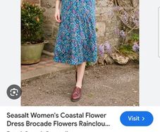 Seasalt cornwall Coastal Flower Dress Size 10