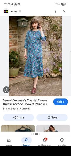 Seasalt cornwall Coastal Flower Dress Size 10