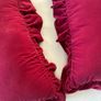 Velvet Frill Cushions Image 2