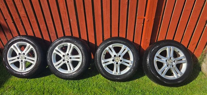 w211 16inch alloys with tyres
