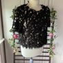 top bnwot elli white top size large black occasion wear top with embellishment Image 8