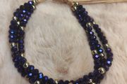 blue bracelet