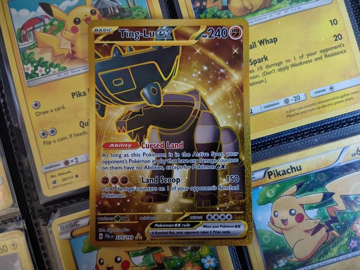 Ting-Lu EX ! Secret Rare ! from Paldea Evolved Set ! 2023 ! Pokemon Card !