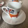 A Set of 6 Knuttel Tipperary Crystal Nespresso Cups and Saucers Image 8