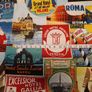 Vintage Italian Printed canvas fabric Image 6