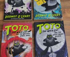 NEW 4 x Toto The Ninja Cat Books 10E for all 4