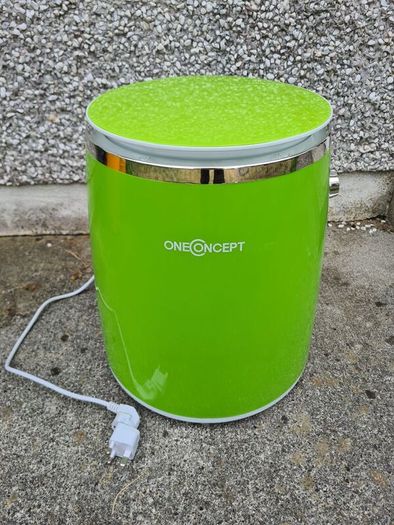 OneConcept Ecowash-Pico Garden Edition Mini Washing Machine