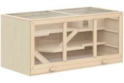 Wooden Large Hamster Cage, Syrian hamster Mouse Rats Mice Rodent Small Animals Hutch Exercise Play House Pen 115L x 57W x 55H(cm)