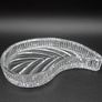 Vintage Waterford Crystal Paisley Leaf Dish Handcrafted Irish Art Glass Image 2