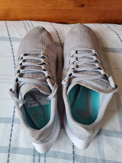 2019 nike air zoom pegasus 37 Size 4.5 eu 38 grey/blue in excellent condition