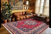 Beautiful Persian Sabzevar Mashad 300cm x 200cm Hand Knotted Rug Carpet