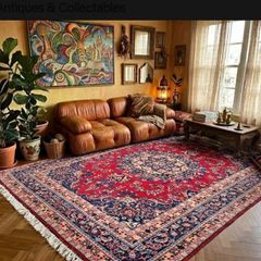 Beautiful Persian Sabzevar Mashad 300cm x 200cm Hand Knotted Rug Carpet