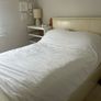 Cream Double TV Bed with TV/DVD Combi Image 2