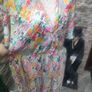 Vintage French floral dress Image 9