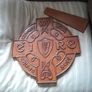 vintage carved g.a.a shield Image 8