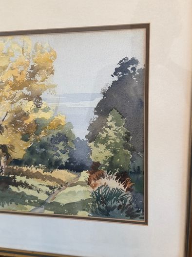G. Oakley. 4 Original Watercolours. Framed. Irish Artist. Rural Scenes.