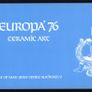 1976 Isle of Man Europa Ceramic Art Commemorative Stamp Presentation Pack Image 2
