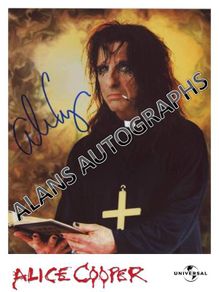 Alice Cooper Autograph