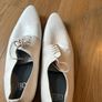 leather men's shoes white Image 2