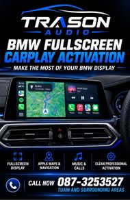 BMW Full screen CarPlay activation