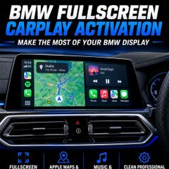 BMW Full screen CarPlay activation