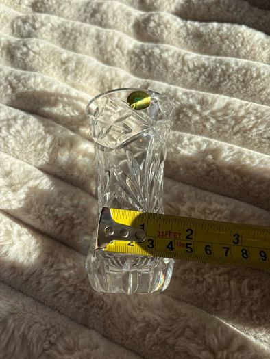 Vintage Tyrone Irish Crystal Bud Vase (With Original Box & Care Guide)