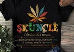 Skuncle T-shirt tee top shirt funny t-shirt for uncle t-shirt