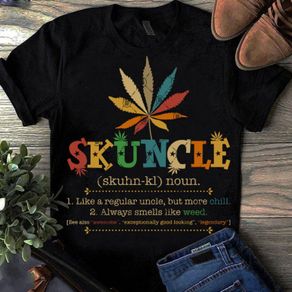 Skuncle T-shirt tee top shirt funny t-shirt for uncle t-shirt
