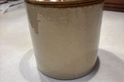 A Large Vintage Stoneware Jar , Flower Pot, House Decor, Cutlery Holder - Misc Piece - 20 cm high