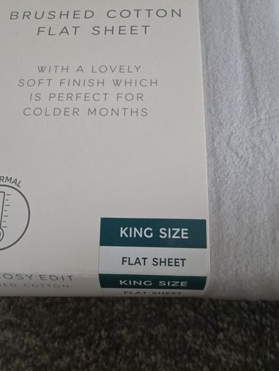 brushed cotton flat sheet grey